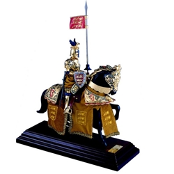 Mounted English Knight of King Richard the Lionheart in Suit of Armor by Marto 56- M918.1